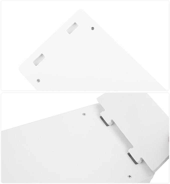 Bureau Organizerrek - Desktop Standaard - Kantoor Organiseren - Ruimte Besparend Ontwerp - 52 cm Lengte - Wit