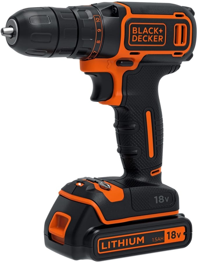 Black & Decker BDCDC18K-QW - Accuboormachine - 18V - Li-Ion - 1.5Ah