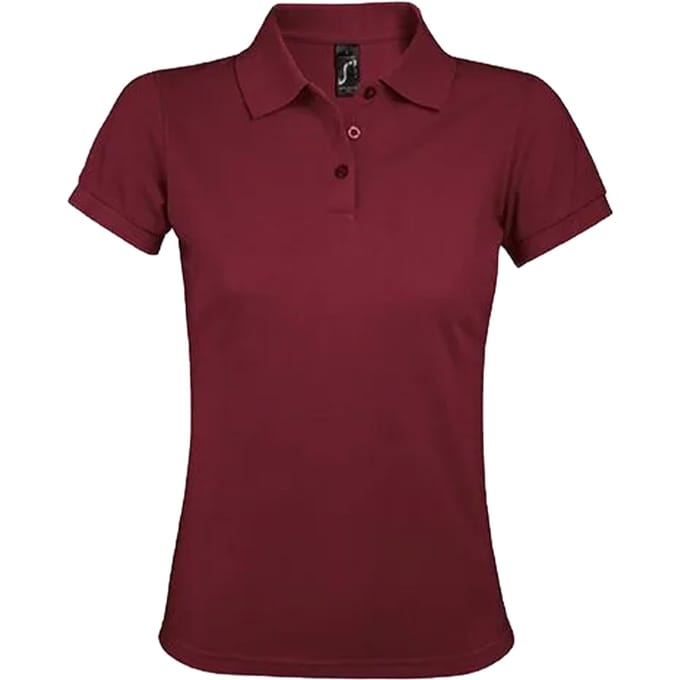 SOLS Dames/Dames Prime Poloshirt (Bourgondië)