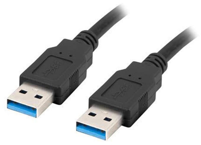 Lanberg - USB cable - USB Type A to USB Type A - 1 m