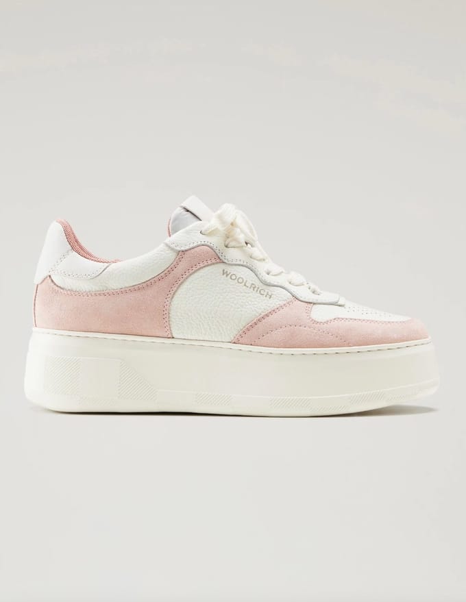WOOLRICH CHUNKY COURT White pink -41
