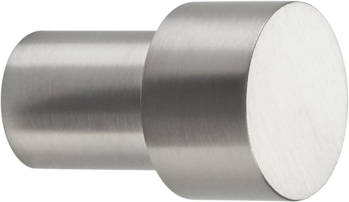SOTECH kapstokhaak Tuula I RVS geborsteld lengte: 30 mm incl. bevestigingsset
