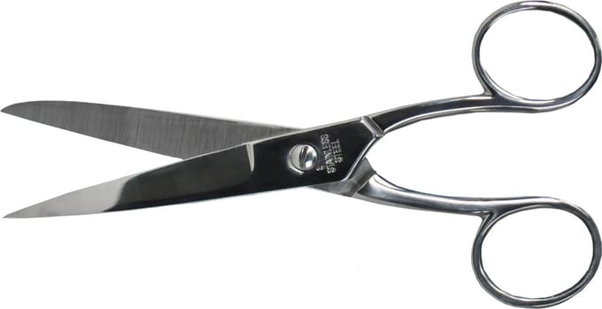 Desq schaar 15 cm | verchroomd | symmetrische ogen