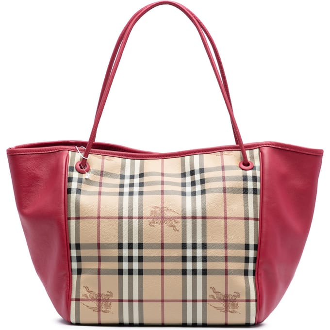 Tweedehands Kleine Haymarket Check Gecoate Canvas Canterbury Tote