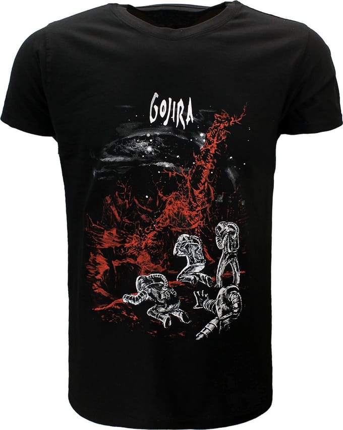 Gojira Eiffel Falls T-Shirt - Officiële Merchandise - S