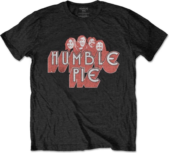 Humble Pie - Live '73 Poster Heren T-shirt - L - Zwart