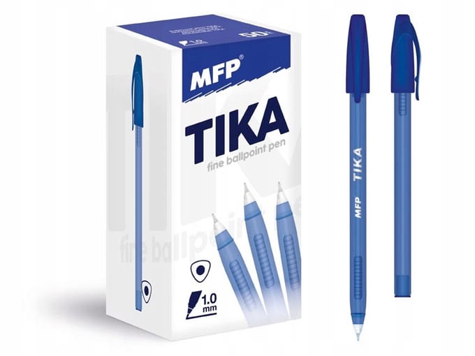 MFP TIKA Blauwe Balpen 1.0mm - Comfortabel Schrijven
