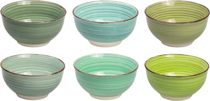 Studio Tavola Kleine Kommen Summer Green ø 12 cm - 6 stuks