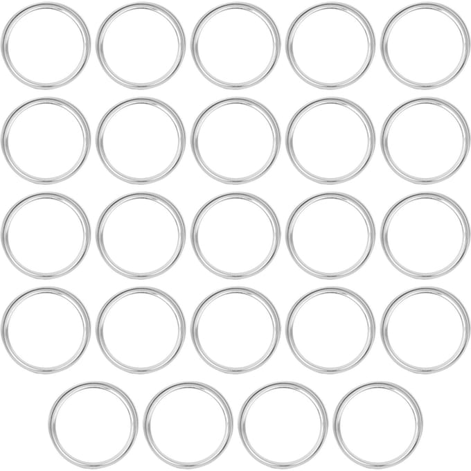 24 stuks Pot Afsluitdeksels Opslag Deksel Split Type Massieve Deksel Ronde Vorm Blik Accessoire Keuken 86MM zilver