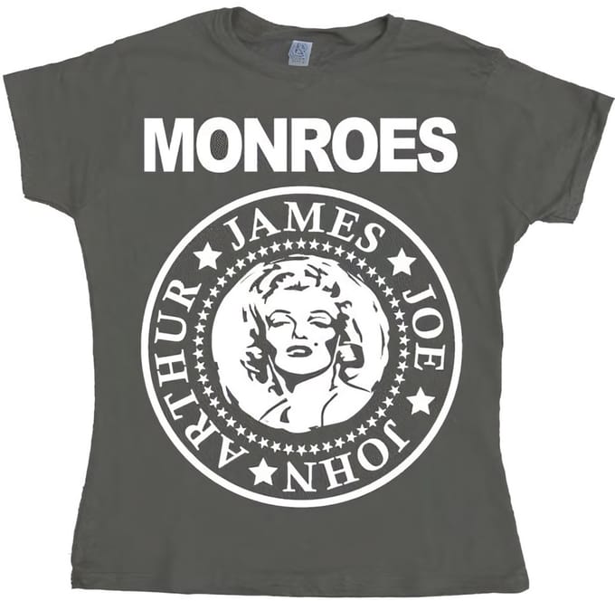 Marilyn Monroe Dames-T-shirt in girly-stijl SH-5-15139-H10-5