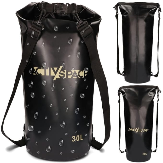 Activ Space - Waterdichte Dry Bag - 30l - PVC - Zwart