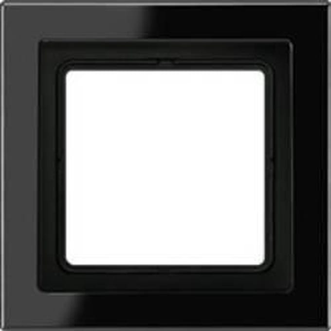 Jung LSD981SW Afdekking Frame 1-voudig Zwart 1 stuk(s)