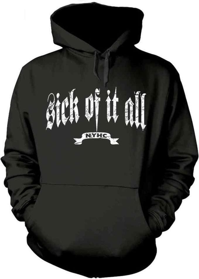 Sick Of It All Hoodie/trui -S- Logo Zwart