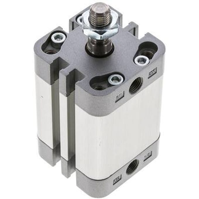 ISO 21287 Compacte Dubbelwerkende Cilinder 32-30mm - Magnetisch - Mannelijke Stang