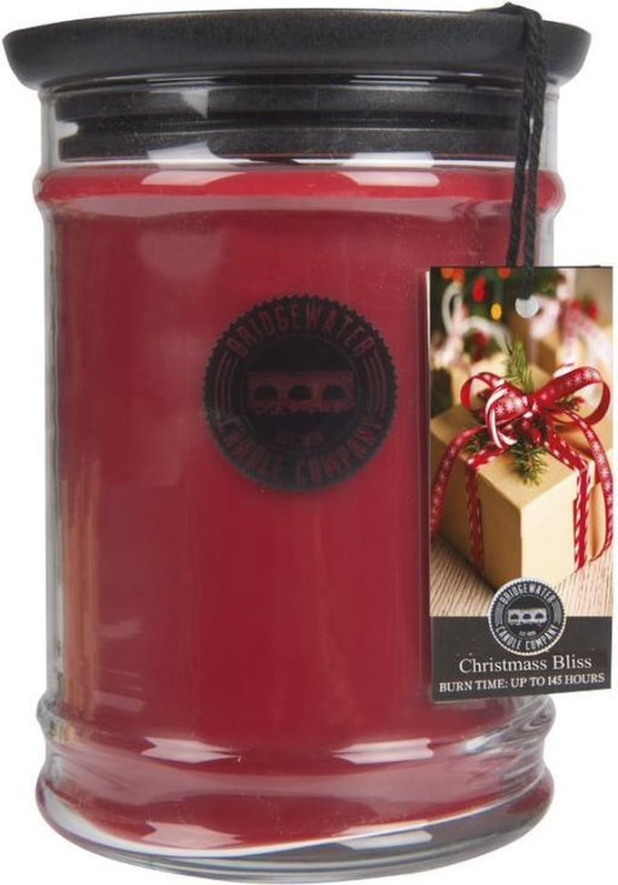 Bridgewater Geurkaars - Kerst -Xmass Bliss Jar - 454g - Rood