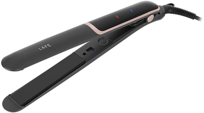LAFE - stijltang met temperatuurregeling, 35 W, keramische coating, Sleek & Shine stijltang