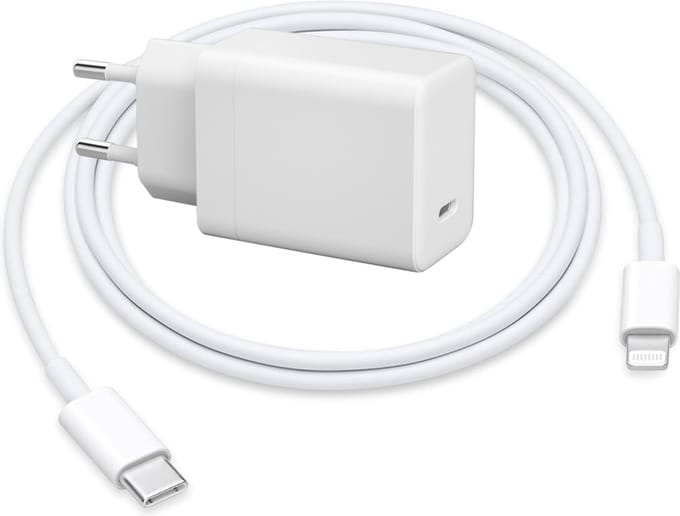 Usb adapter 65w geschikt voor iPhone 14 / iPhone 13 / iPhone 12 / iPhone 11 / iPhone X - 3 meter - Snellader
