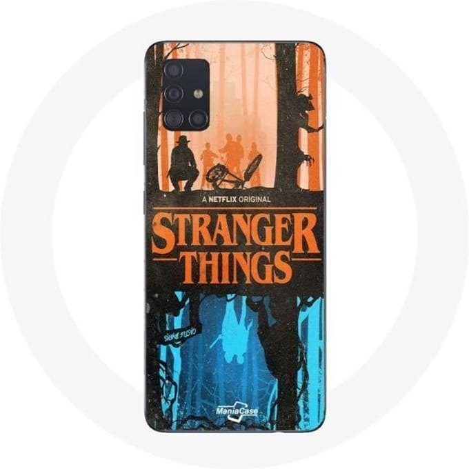 Samsung Galaxy A51 hoesje Stranger Things Friends Cover