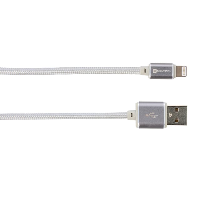 SKROSS - Charge'n Sync Lightning Connector Steel Line