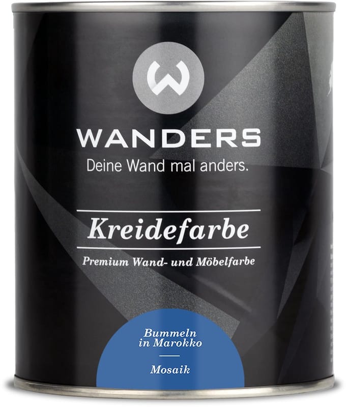 Wanders24 Krijtverf meubellak – Mosaik blauw – 750 ml – Mat