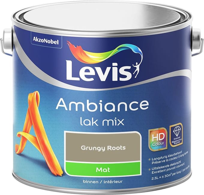 Levis - Ambiance Lak Mat Mix - Grungy Roots - Mengverf - 2,5 L