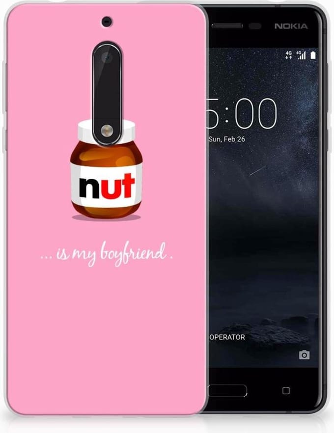 Nokia 5 Siliconen Case Nut Boyfriend