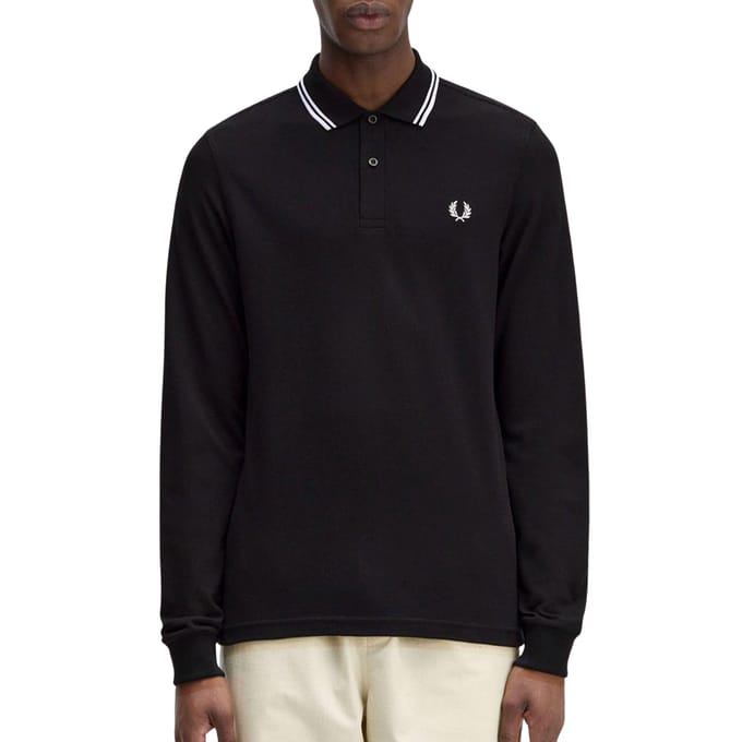 Fred Perry LS Twin Tipped Polo