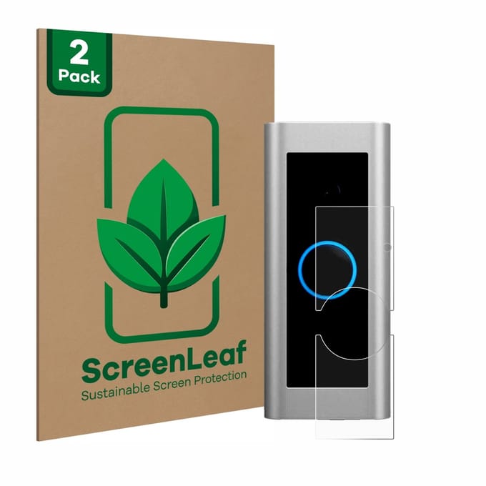 2 Stuks Screenprotector voor Ring Video Doorbell Pro 2 - Hoogwaardige Beschermfolie transparant