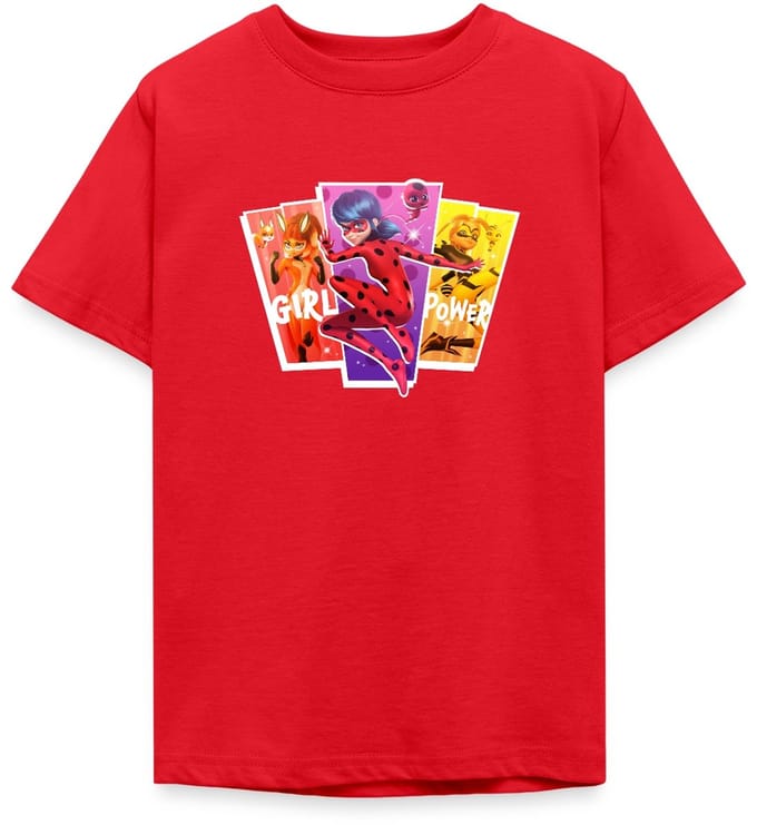 Miraculous Girl Power Ladybug Superheld T-Shirt Tiener