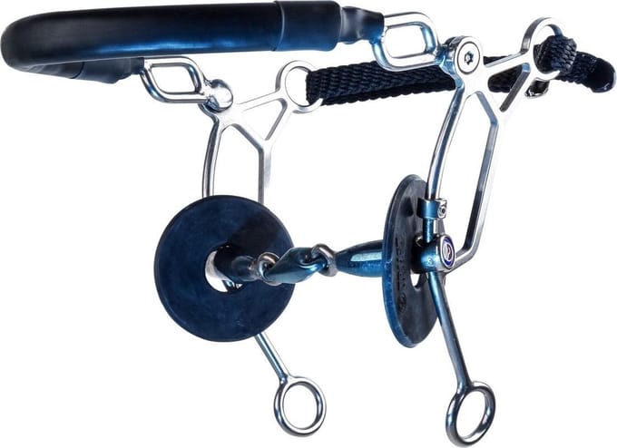 Bit voor paard Trust Sweet Iron Hackamore Combi Long Eliptical 16