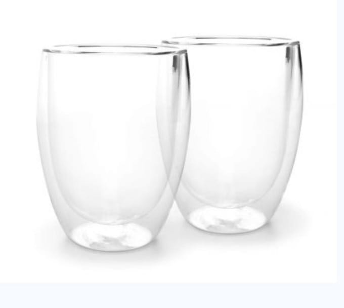 Ona dubbelwandig glas Vienna, 350 ml, set van 2