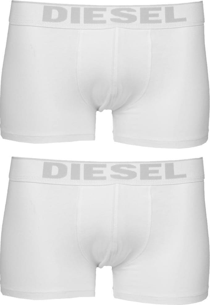 Diesel - 2-pack The Essential Trunk Boxershorts Wit - S