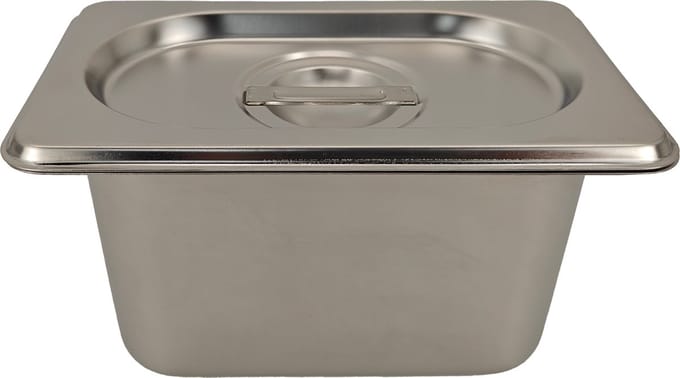 SB Line Gastronorm bak met deksel 1/9GN-10cm hoog-RVS