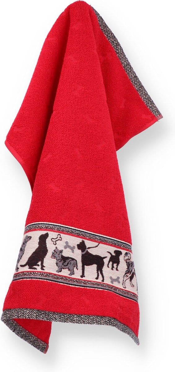 Bunzlau Castle | Keukendoek Hond Rood