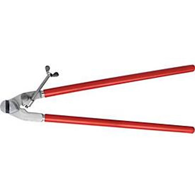 Vouwtang D396, lengte 680 mm, sleufbreedte 10 mm, diameter 3, 15 kg, kop van malgiet