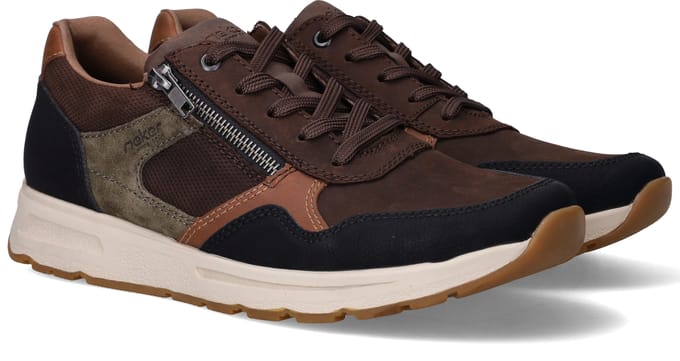Rieker Sneakers bruin Leer - Maat 40