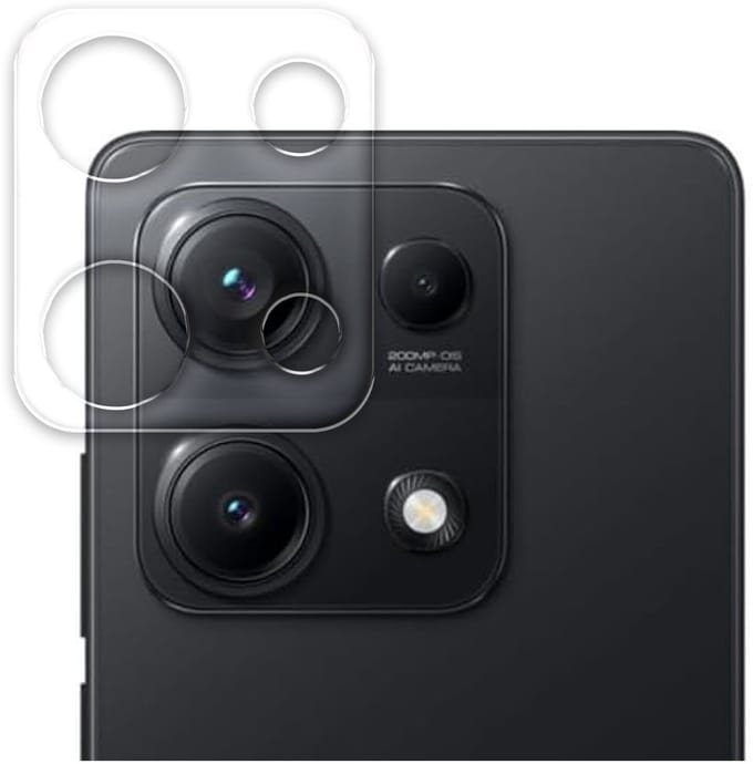 Rosso Camera Protector Geschikt voor Xiaomi Redmi Note 14s | Camera Lens Bescherming | Case Friendly | Ultra Dun Glas | Transparant