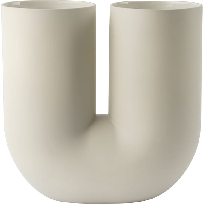 Muuto - Kink Vaas - sand - Höhe 39 cm - beige