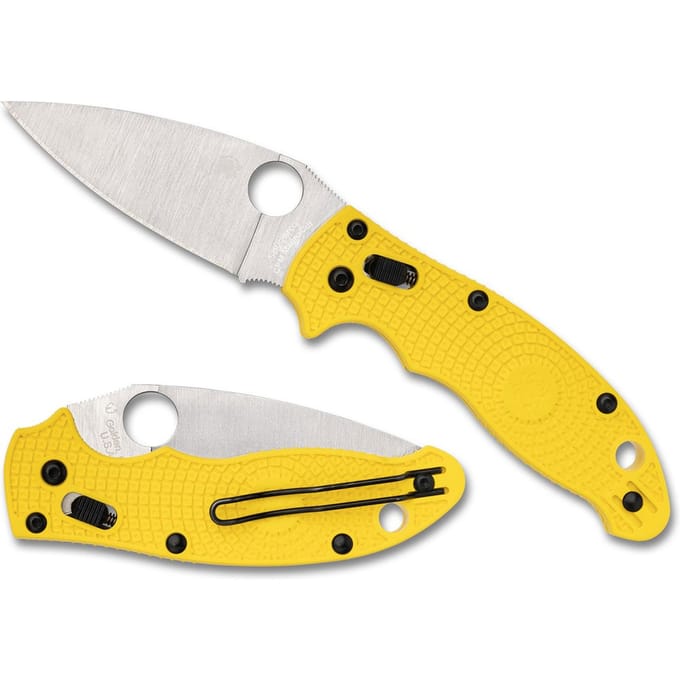 Spyderco manix 2 lightweight salt yellow
