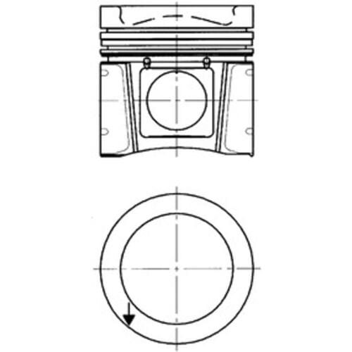 Zuiger KOLBENSCHMIDT 40 332 610