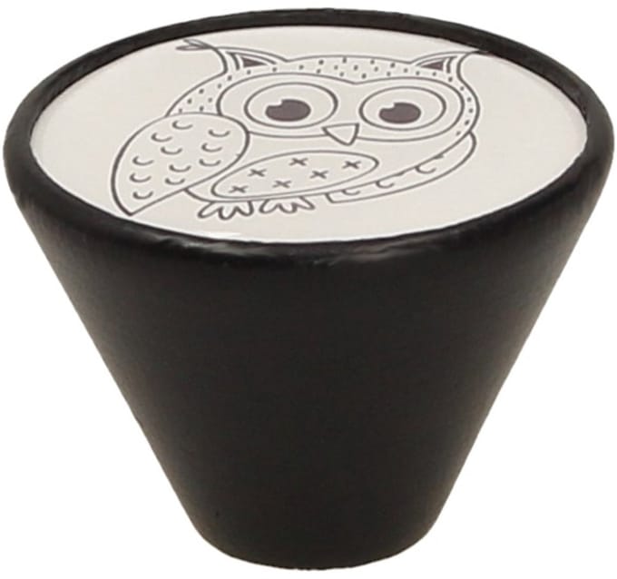 Gamet - Serie GD09 - Meubelknop - Zwart Mat - Uildecor