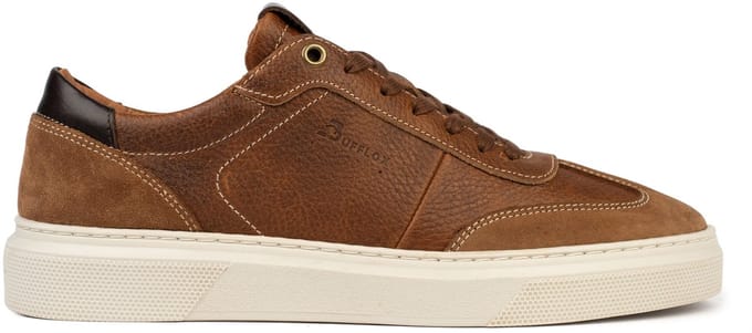 Bufflox dublin sneakers heren cognac leer