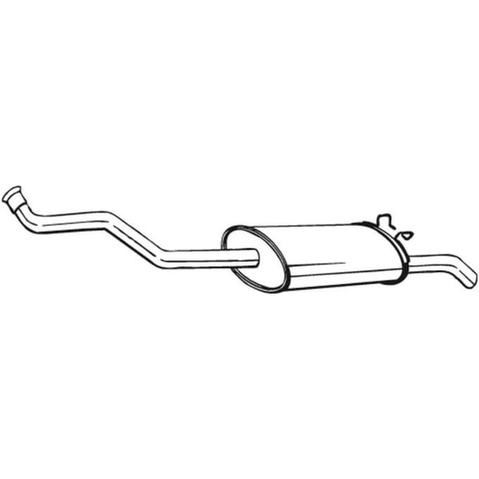 Geluiddemper achter BOSAL 278-221