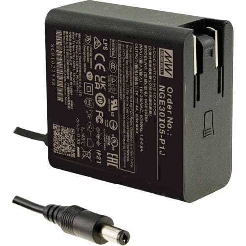 MEAN WELL NGE30I24-P1J Stekkernetvoeding, vaste spanning 24 V/DC 30 W