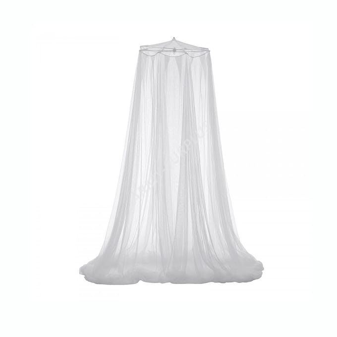 Fosco Industries Muskietennet  2 persoons - wit