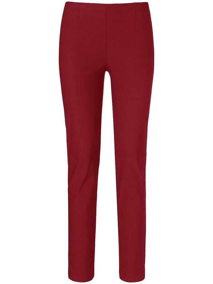 Enkellange comfortbroek pasvorm Sylvia Van Peter Hahn rood