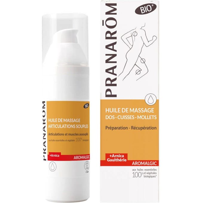 Pranarom - Massageolie voor spieren en gewrichten - Bio - 100 ml