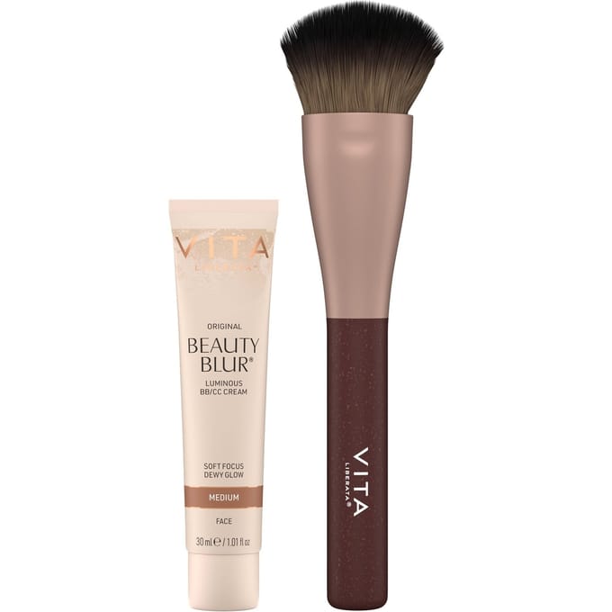 Vita Liberata Beauty Blur & Face Tanning Brush Bundle (Various Shades) - Medium