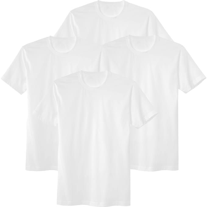 CALIDA T-shirt MEN T-Shirt 2PACK Benefit 100% cotton Verpakking van 4