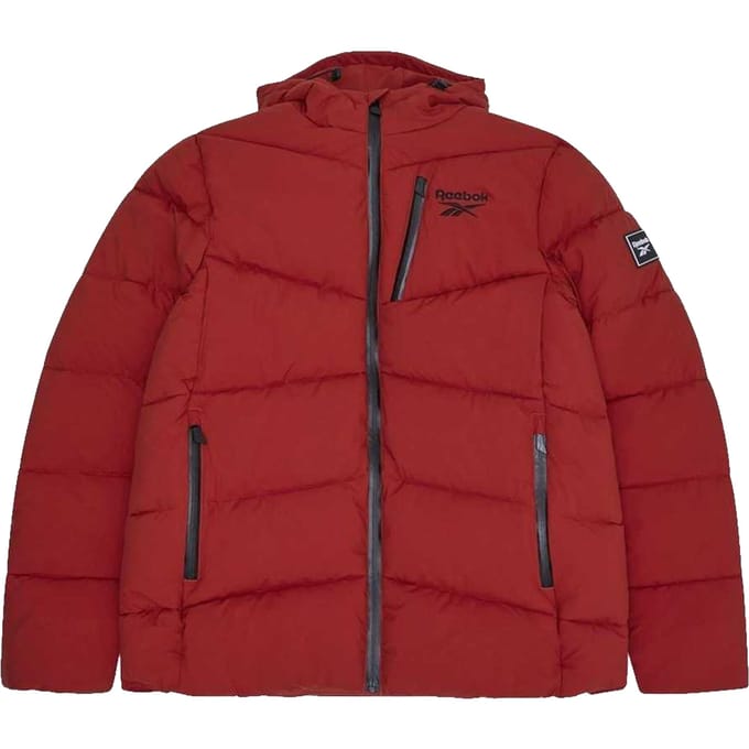 Reebok Heren Stretch Gewatteerd Jasje (Roest)